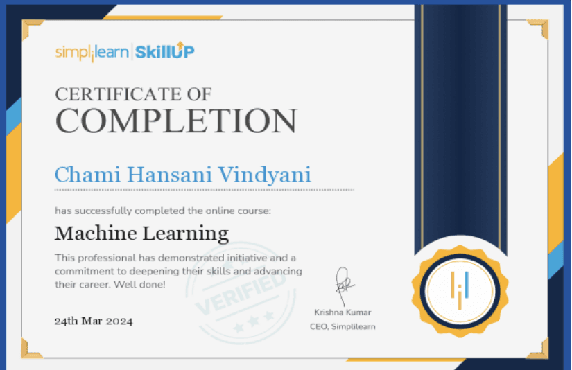 Machine Learning using Python